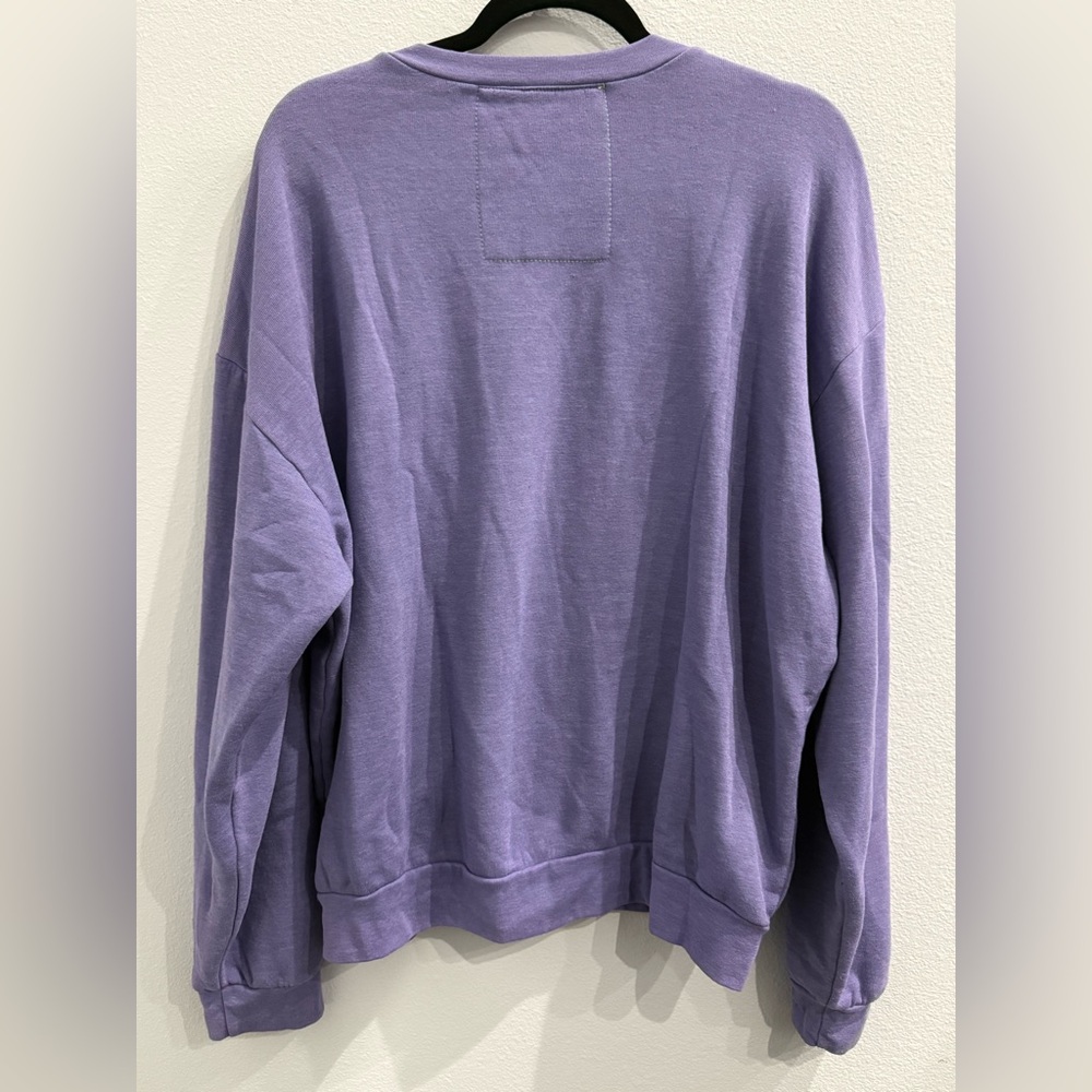 Aviator Nation Bolt 2 Crew Sweatshirt Purple Lightning Relaxed Fit M sold out - Picture 4 of 7